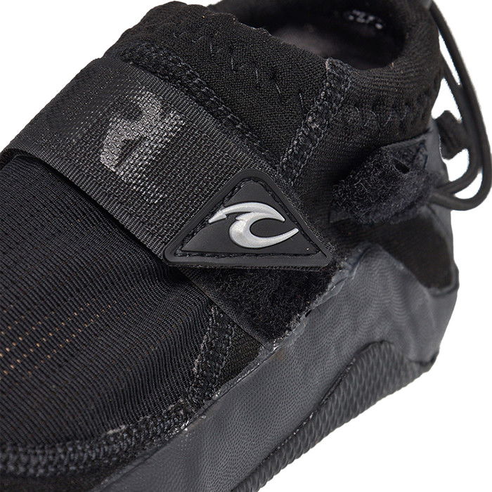 2024 Rip Curl Reefer 1.5mm Split Toe Wetsuit Shoes WBO1AT - Black / Charcoal